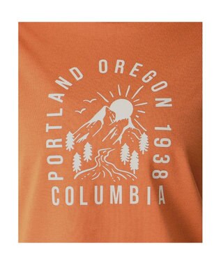 Columbia Columbia/ ウィメンズヤハラフォレストショートスリーブTシャツ /コロンビア Island Orange、Mountain Graphic