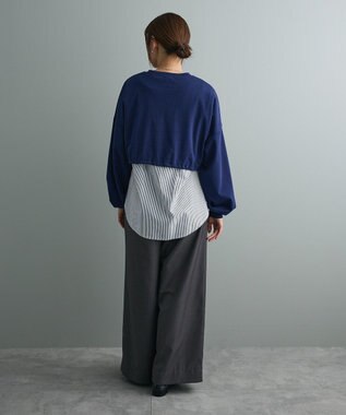 CRAFT STANDARD BOUTIQUE ポンチ＋布帛セットチュニック B