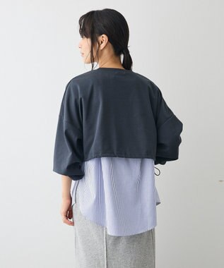 CRAFT STANDARD BOUTIQUE ポンチ＋布帛セットチュニック B