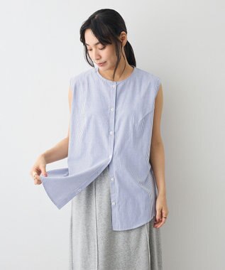 CRAFT STANDARD BOUTIQUE ポンチ＋布帛セットチュニック B