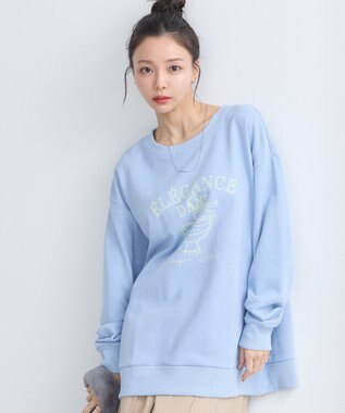 earth music&ecology ウラケプリントプルオーバー