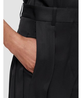 JOSEPH ジョゼフプリッセ　ワイドトラウザーズ Black