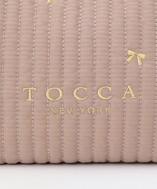 TOCCA 【WEB＆一部店舗限定】【A4サイズ対応】LUCKY SHOWER TOTE トートバッグ ベージュ×リボン