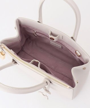 TOCCA HAPPY KEY LEATHERBAG レザーバッグ アイボリー系