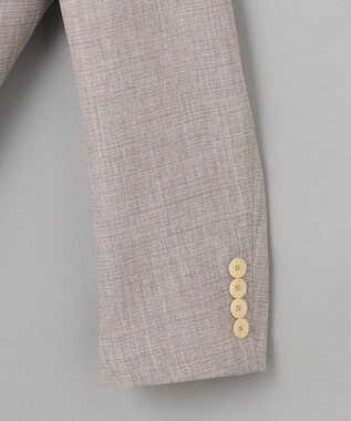 GOTAIRIKU ウォッシャブルに進化【洗える/シワになりにくい/ストレッチ】タイワンタフタ ジャケット ベージュ系