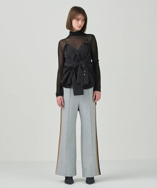 GRACE CONTINENTAL 2WAYシャツブラウス ブラック