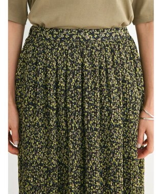 Green Parks マジョリカプリーツスカート Flower