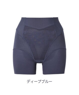 BRADELIS New York 【カヤビューティラボ】ヒップアップ二分丈ショーツ23 ディープブルー