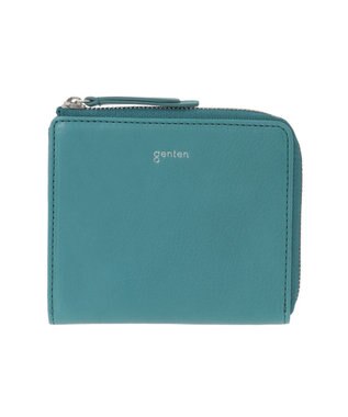 genten ピア  ミニ財布 ブルー