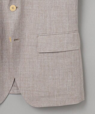 GOTAIRIKU ウォッシャブルに進化【洗える/シワになりにくい/ストレッチ】タイワンタフタ ジャケット ベージュ系