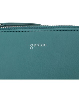 genten ピア  ミニ財布 ブルー
