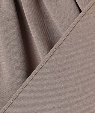 BEIGE， 【洗える】ACHILLEA / ペプラムバックファスナーブラウス Mocha