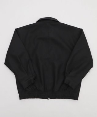 WEGO 【25年秋冬新作/ユニセックス着用ITEM/SMLサイズ展開】PUダブルZIPフライトブルゾン ブラック