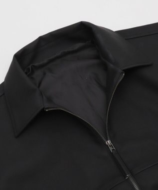 WEGO 【25年秋冬新作/ユニセックス着用ITEM/SMLサイズ展開】PUダブルZIPフライトブルゾン ブラック