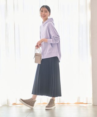 ANY 【8色展開・洗濯機可】春めきカラフルパーカー ラベンダー