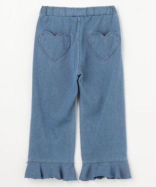 ANY KIDS 【洗濯機可能/接触冷感】ひんやり カットソーパンツ デニム