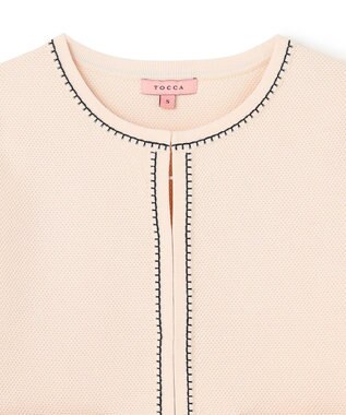 TOCCA 【洗える】ROSY FUTURE ニットジャケット オフ