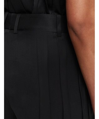 JOSEPH ジョゼフプリッセ　ワイドトラウザーズ Black