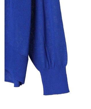 Green Parks 接触冷感　推しニット　ゆったりカーディガン Blue