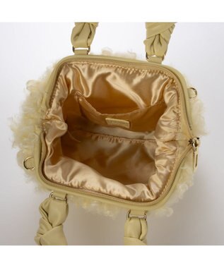 UNBILLION カカトゥ kakatoo / シアリングフェイクファー2wayバッグ イエロー