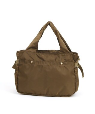 UNBILLION カシュカシュ cachecache / ナイロンタウン2wayボストンバッグ ブラウン