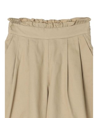 earth music&ecology フリルキュロットパンツ Camel