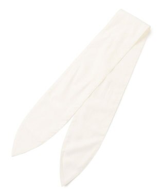 ICB L 【接触冷感・UVケア・洗える】 レーヨンコンパクトローン ボウタイシャツ オフホワイト系