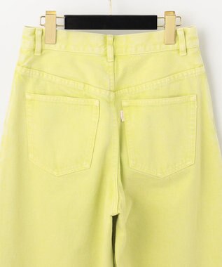 GRACE CONTINENTAL ワイドコクーンデニムパンツ イエロー