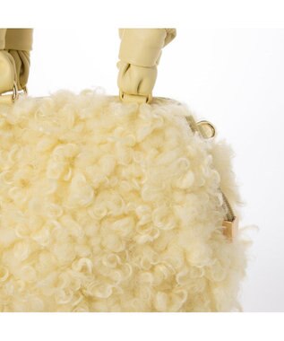 UNBILLION カカトゥ kakatoo / シアリングフェイクファー2wayバッグ イエロー