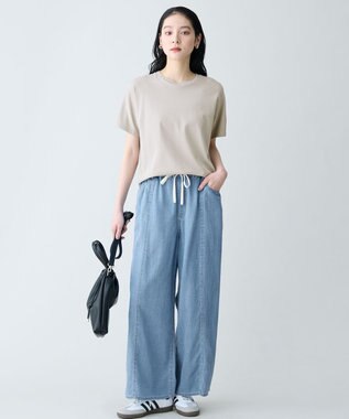 ANY L ライトオンスデニムパンツ ブリーチインディゴ