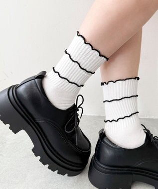 WEGO トリプルメローソックス ホワイト