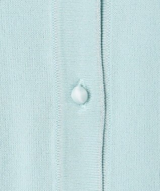 ANY SIS L 【好印象ブライトニット】ラメライン カーディガン アイスブルー