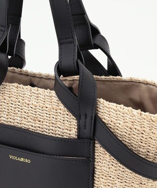 23区 【VIOLAｄORO】MIRO 2WAY トートバッグ ブラックミックス