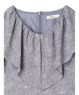 earth music&ecology ２ＷＡＹ　フリルスリーブワンピース Sax