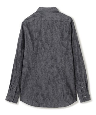 JOSEPH HOMME アブストラクトジャガード レギュラーカラーシャツ グレー系