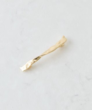 AMERICAN HOLIC メタルツイストバレッタ Gold