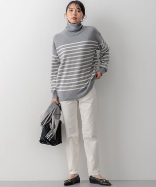 23区 S 【洗える】23区DENIM ベルベットストレッチ ボーイズ テーパードパンツ ホワイト系