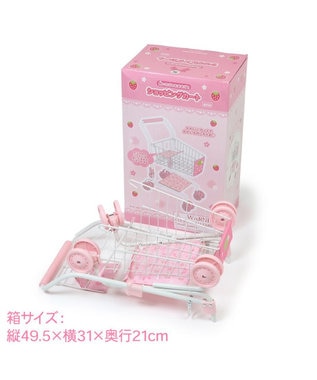 Mother garden マザーガーデン おままごと 野いちご ショッピングカート 《いちご×リボン》 -