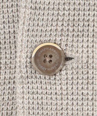 JOSEPH ABBOUD 【オリジナルオーガニックコットン使用】JOE COTTON ニット ジャケット ベージュ系