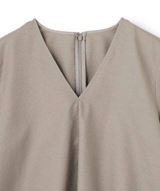 BEIGE， PERSIMMON / フレアーブラウス Slate