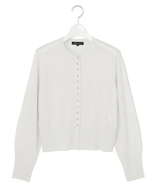 23区 S 【APPLAUDIR】コンパクト ラメカーディガン シルバー系