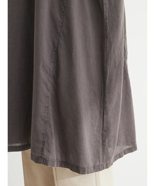 Green Parks Ｉ　ピグメント５分袖チュニック Charcoal Gray