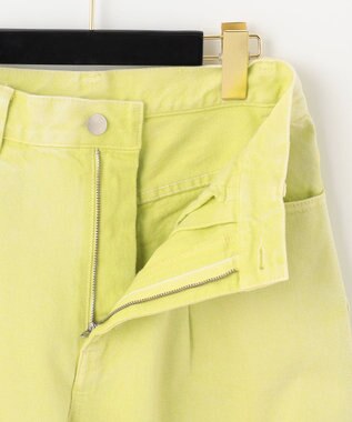GRACE CONTINENTAL ワイドコクーンデニムパンツ イエロー