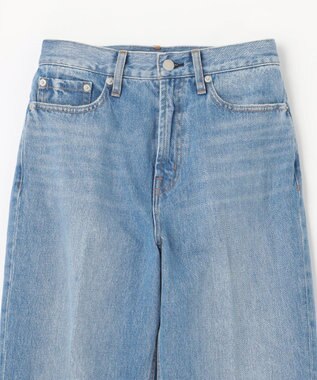 NAVE 【Nave　洗える】デニム センタープレスパンツ スカイブルー系