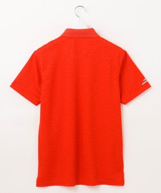23区GOLF 【MEN】【吸水速乾/UVケア】ＹＥＬＬ柄ジャガード ポロシャツ オレンジ系