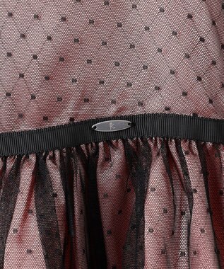 組曲 KIDS 【150-160㎝】チュールドット ドレス ピンク系5