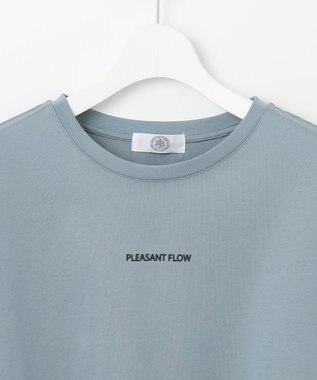 J.PRESS LADIES L ロゴ Tシャツ ダルブルー系