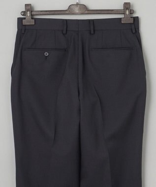 GOTAIRIKU オールシーズン対応【御幸毛織】WOOL×SOLOTEX ストレッチスーツ（ブラックストライプ） ブラック系1