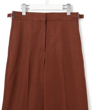 ICB L 【30th ANNIVERSARY】ヴィスコースウールツイル ワイドパンツ マホガニー系