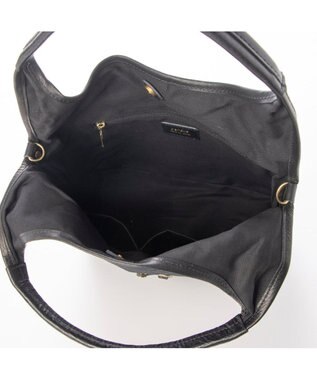 UNBILLION ペルケ perche / 姫路レザー×パラフィンキャンバス2wayトートS ブラック